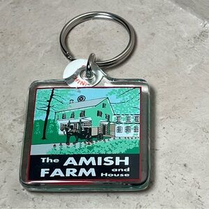 Amish Farm Acrylic Keychain